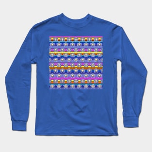 Rainbow Stars and Stripes Long Sleeve T-Shirt